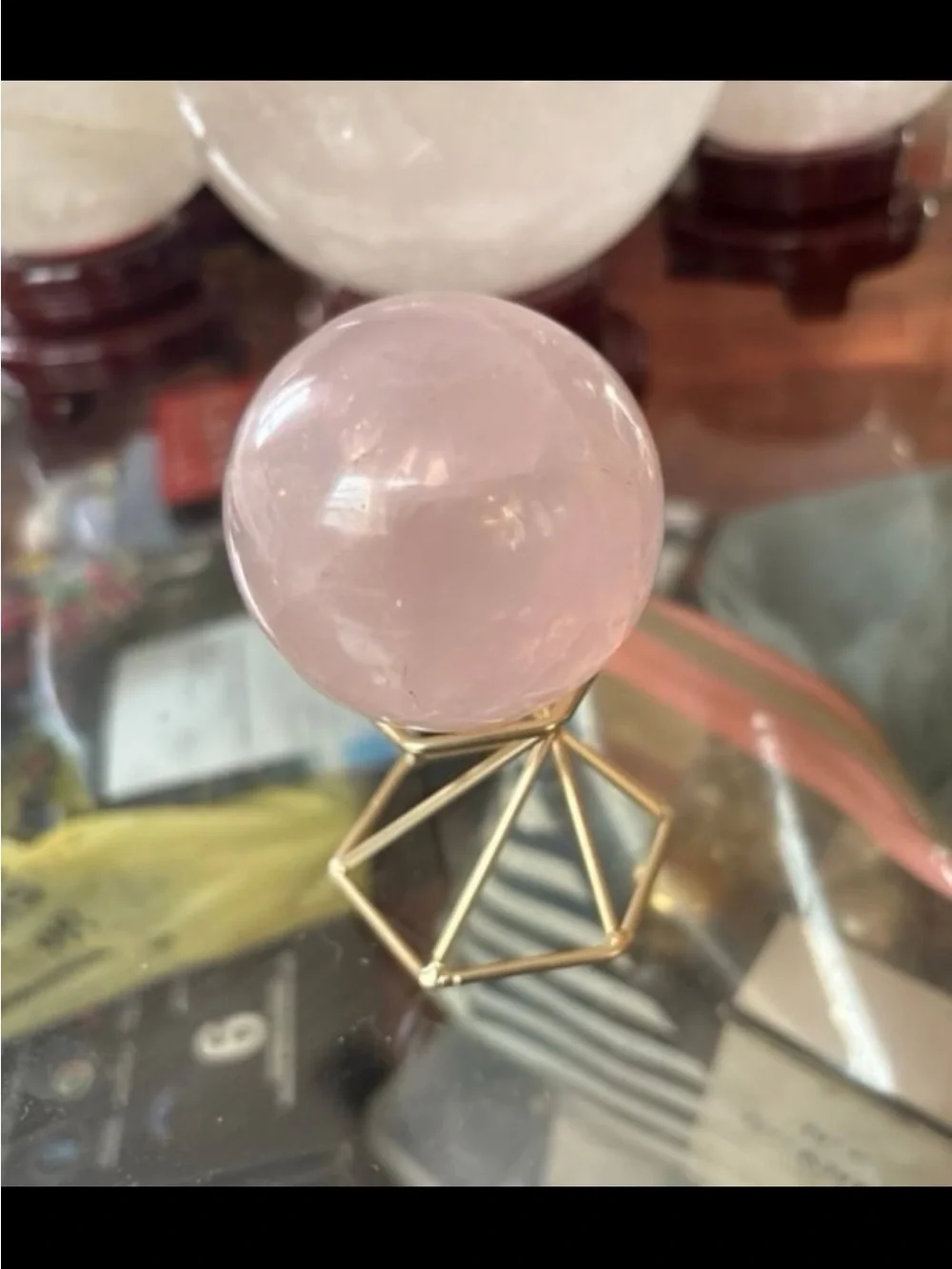 Rose Quartz Sphere UHQ